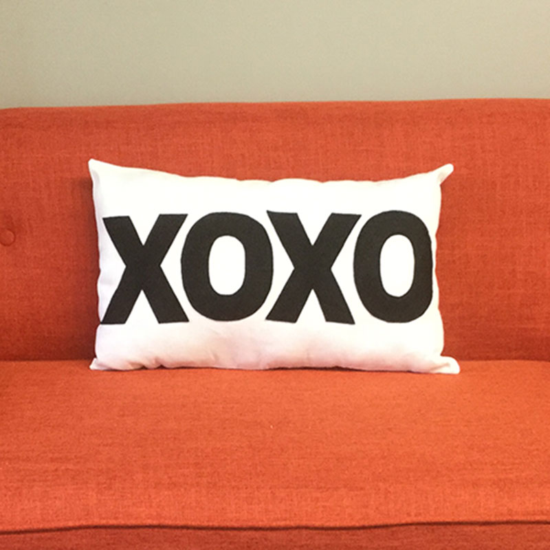 XOXO Pillow The Sewing Studio